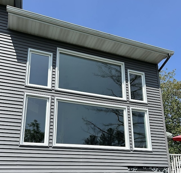 Modern home with energy efficient windows
